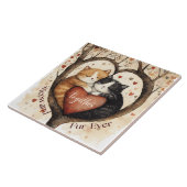 永遠に続く愛と愛を共に語る タイル (側面)