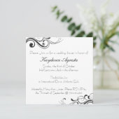 永遠に続く愛ウェディングシャワーの招待状 招待状 (スタンド正面)