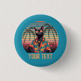 永遠に続く熱帯性猫態度 缶バッジ