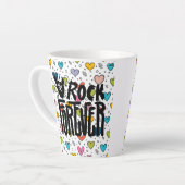 永遠に続く カフェラテマグ (左アングル)