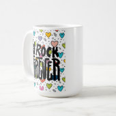 永遠に続く コーヒーマグカップ (正面左)