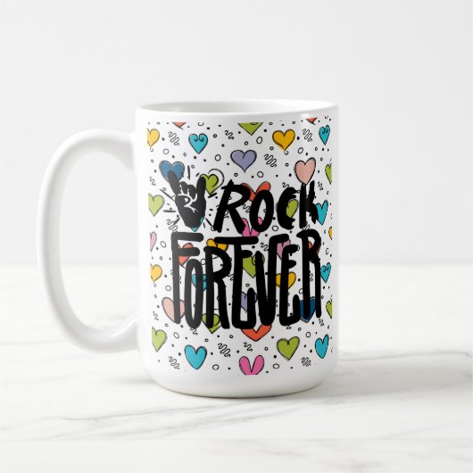 永遠に続く コーヒーマグカップ (左)