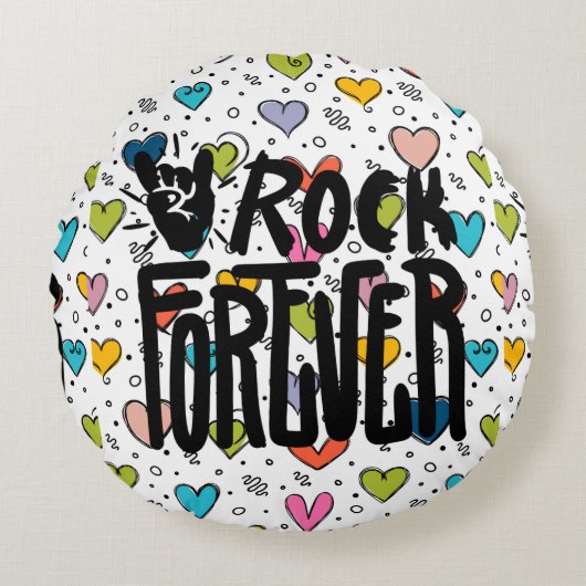 永遠に続く ラウンドクッション (正面)