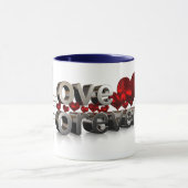 永遠に美しいギフトマグを愛する マグカップ (中央)