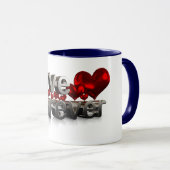 永遠に美しいギフトマグを愛する マグカップ (正面右)