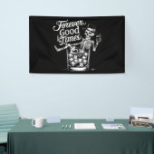 永遠に良い時間おかしいハロウィーンスカル 横断幕 (トレードショー)