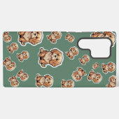 永遠に若い：黄金の愛が時間に刻まれる SAMSUNG GALAXYケース (裏面横)