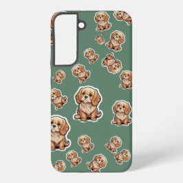 永遠に若い：黄金の愛が時間に刻まれる SAMSUNG GALAXY S22+ケース