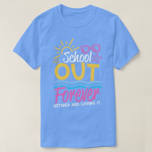 永遠に退学する Tシャツ (デザイン正面)