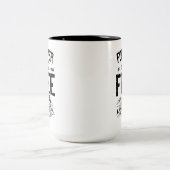 永遠に野生で自由である ツートーンマグカップ (中央)