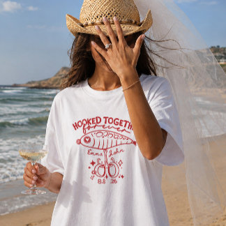 永遠に釣り合うペア ウェディングシャツ オーダーメイド Tシャツ