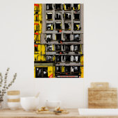 永遠に閉じ込められた – 不気味なAIファンタジーアートプリント ポスター (キッチン)