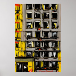 永遠に閉じ込められた – 不気味なAIファンタジーアートプリント ポスター