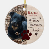 永遠に離れないペット記念碑 セラミックオーナメント (正面)