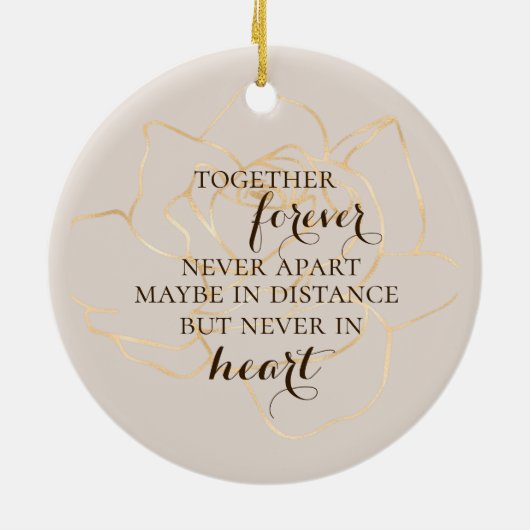 永遠に離れないペット記念碑 セラミックオーナメント (裏面)