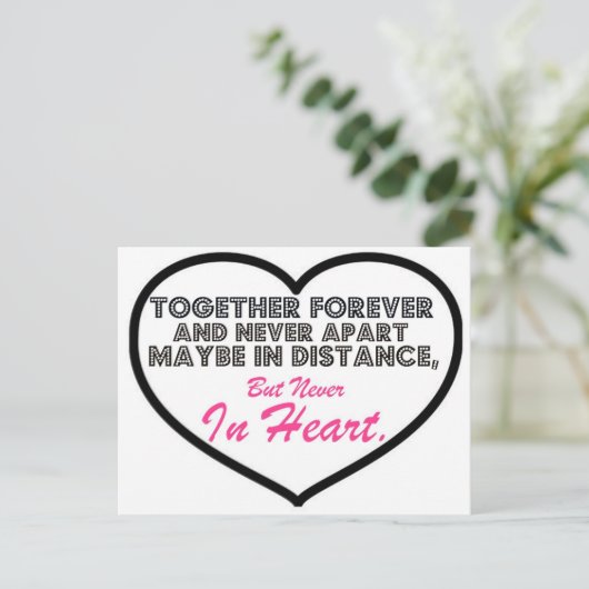 永遠に離れない…..... ポストカード (スタンド正面)