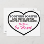 永遠に離れない…..... ポストカード (正面/裏面)