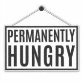 永遠に飢えている シール (正面)