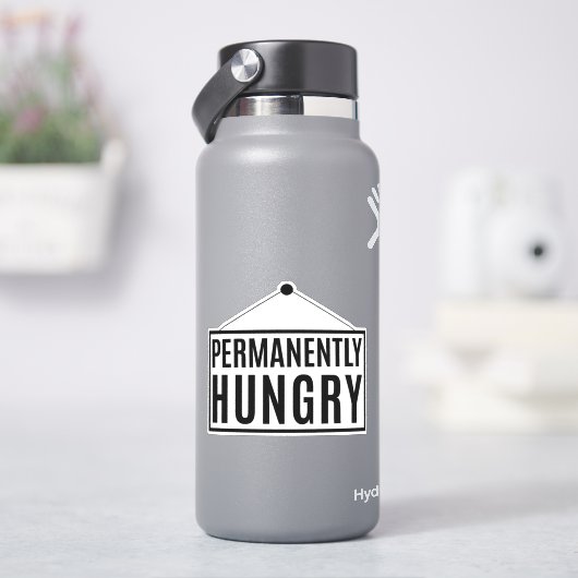 永遠に飢えている シール (HydroFlask)