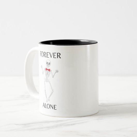 永遠に1人 ツートーンマグカップ (正面左)