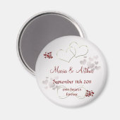 永遠に2つのハート マグネット (正面/裏面)