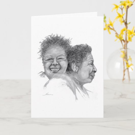 永遠に2人の友人 カード (黄色い花)