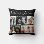 「永遠に5枚の写真コラージュ クッション (正面)