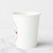 永遠に、そしていつも - 永遠の愛のタイポグラフィーデザイン 紙コップ (左)