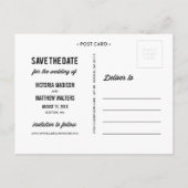 永遠に | セーブ・ザ・デート案内 案内ポストカード (裏面)