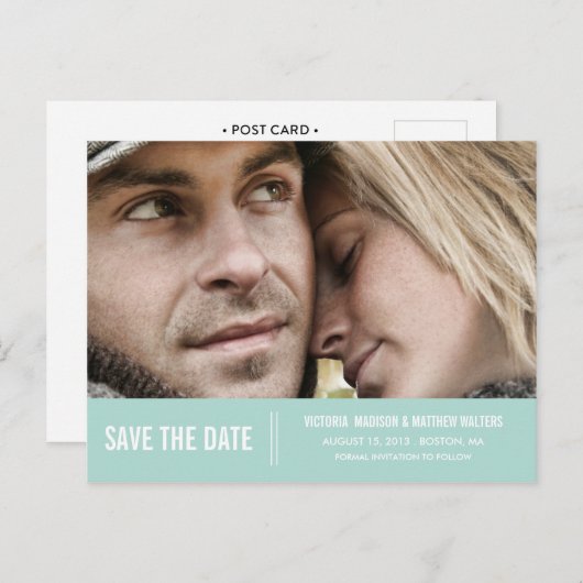 永遠に | セーブ・ザ・デート案内 案内ポストカード (正面/裏面)