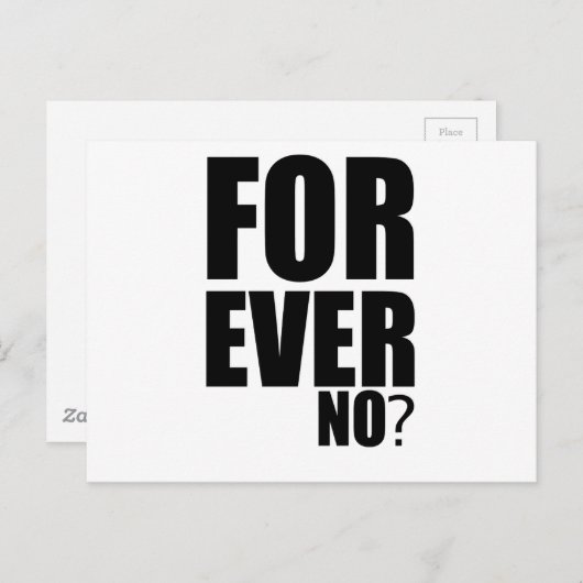 永遠に ポストカード (正面/裏面)