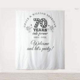 「永遠に」70周年フォトバックドロップ タペストリー