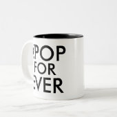 永遠にKpop |音楽ファンギフト ツートーンマグカップ (正面左)