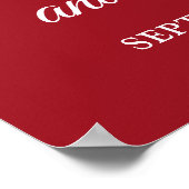 永遠にRuby 40th Anniversary Welcome Signへ ポスター (角)