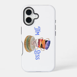 永遠のお茶のひととき – 超現実的な自然のカップのアート iPhone 16ケース