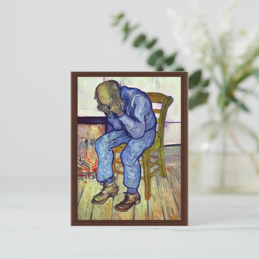 永遠のしきい値でビンセント・ヴァン・ゴッホ ポストカード (スタンド正面)