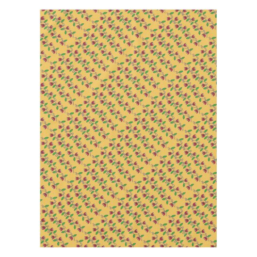 永遠のつる植物のウクライナの民芸のモチーフ テーブルクロス (正面)