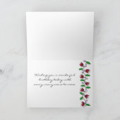 永遠のつる植物-ハッピーバースデー カード (内部)