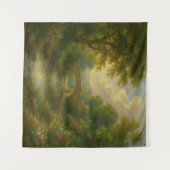 永遠のアーチ:河上のロマンティックな黄昏 タペストリー (正面(横))