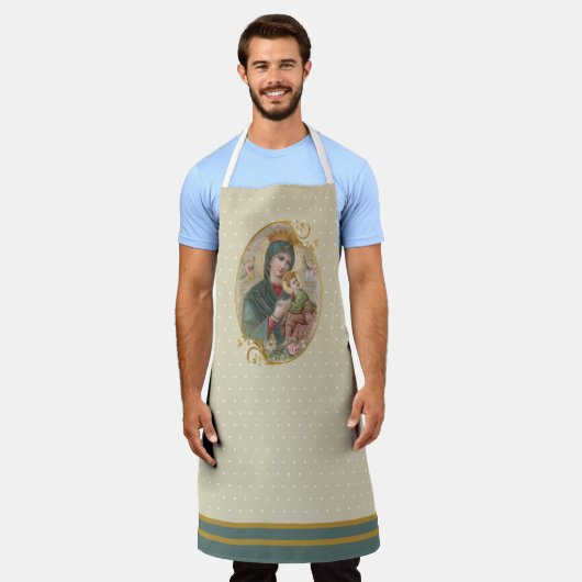 永遠のイエス教救済教の母である エプロン (着用した状態)