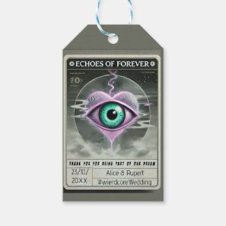 👁️ 「永遠のエコー」ワイルドコアメッセージカード👁️ ギフトタグ