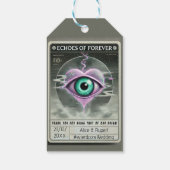 👁️ 「永遠のエコー」ワイルドコアメッセージカード👁️ ギフトタグ (裏面)