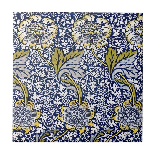 永遠のエレガンス：ウィリアム・モリスのケネット タイル (正面)