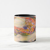 永遠のエレガンス：グスタフクリムトの水ヘビII マグカップ (中央)