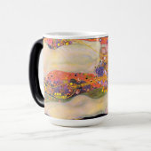 永遠のエレガンス:グスタフクリムトの水ヘビII モーフィングマグカップ (正面左)