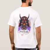永遠のエレガンス サイバー鬼マスクTシャツ Tシャツ (裏面)