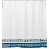 永遠のエレガントライフサイクルのモンゴル語パターン シャワーカーテン (正面)