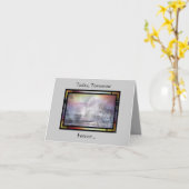 永遠のオオカミ カード (黄色い花)