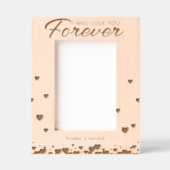 永遠のカップルを愛する レーザー彫刻フレーム (正面)