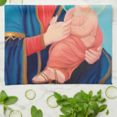 永遠のカトリックの私救済たちの女性 キッチンタオル (折り畳み)